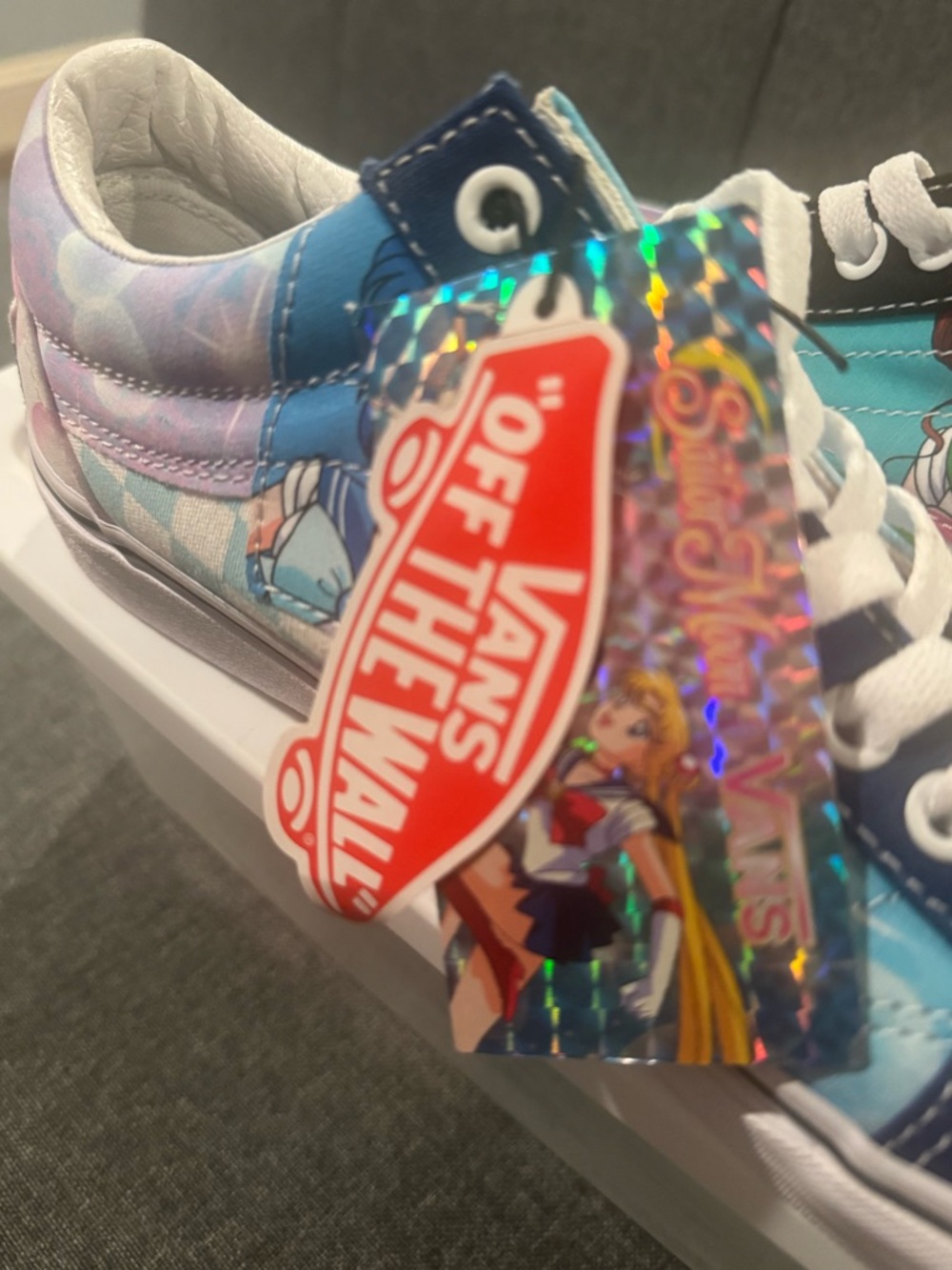 Vans Sailor Moon Multicolor Checkerboard Low-Top Sneakers